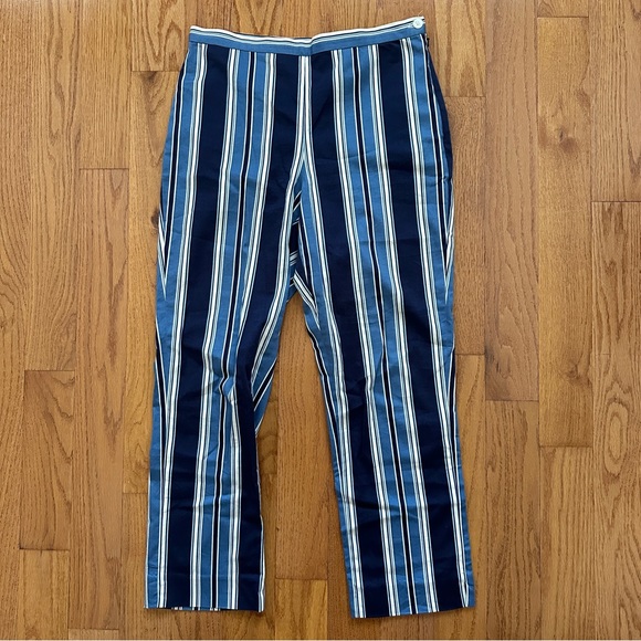 Ralph Lauren Vintage Striped Straight Leg Pants Size 8 - Picture 1 of 7